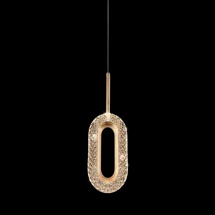 Светильник Arte Lamp A2489SP-1GO OVALE — золотой, ракурс 2