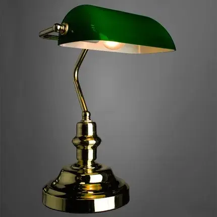 Настольная лампа Arte Lamp A2491LT-1GO BANKER — золотой, ракурс 2