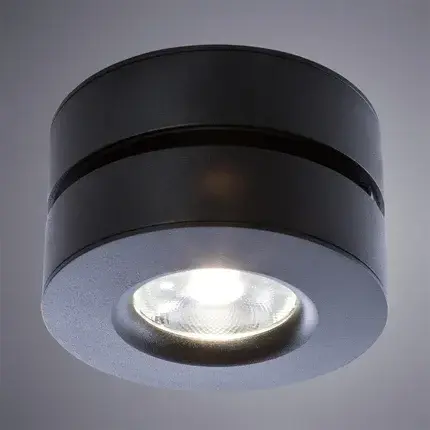 Точечный светильник Arte Lamp A2511PL-1BK VELA — черный, ракурс 2