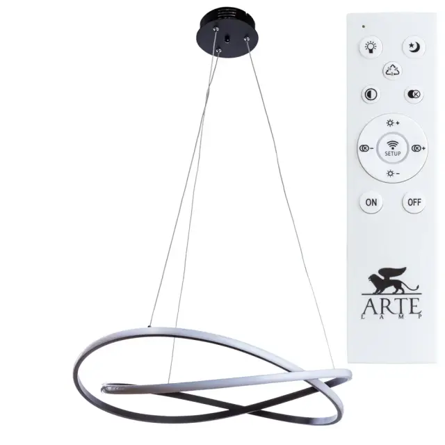 Светильник Arte Lamp A2522SP-2BK SWING — черный
