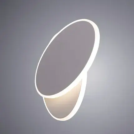 Бра Arte Lamp A2601AP-1WH ECLIPSE OVAL — белый, ракурс 2
