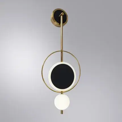 Бра Arte Lamp A2604AP-7BK POLARIS — черный, ракурс 2