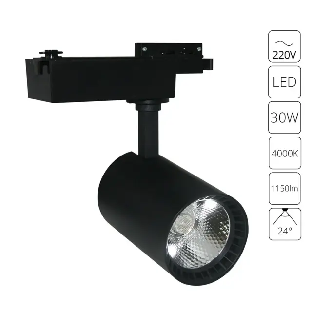 Светильник для однофазного трека Arte Lamp A2664PL-1BK Vinsant — черный