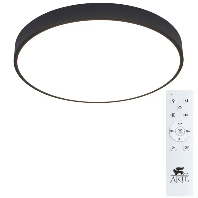 Светильник Arte Lamp A2672PL-1BK ARENA — черный