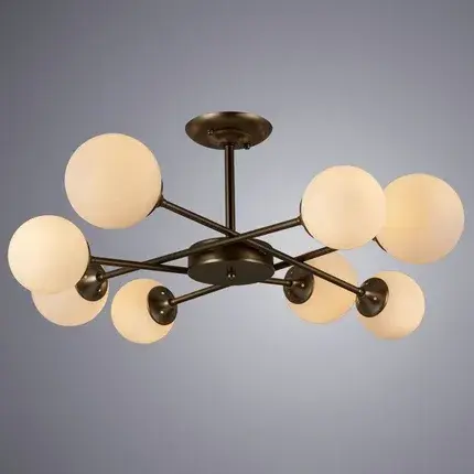 Люстра Arte Lamp A2703PL-8SG MARCO — золотой, ракурс 2