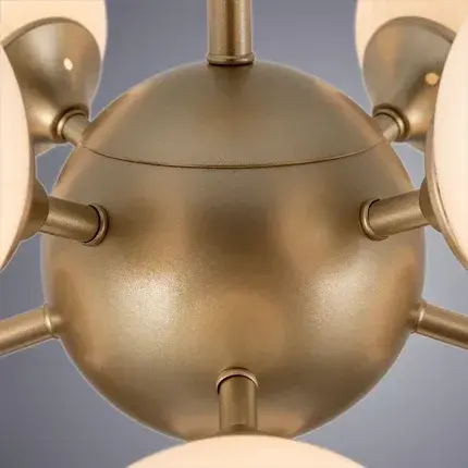 Люстра Arte Lamp A2704PL-9SG FOBOS — золотой, ракурс 3