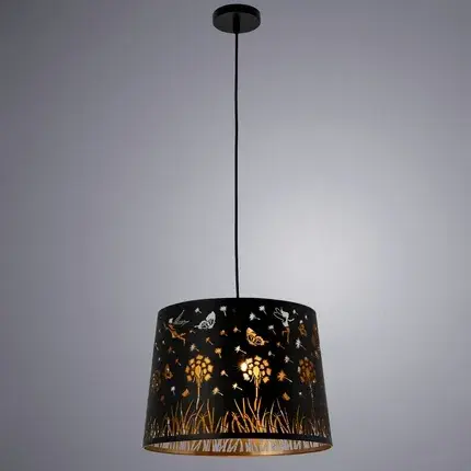 Светильник Arte Lamp A2768SP-1BK CELESTA — черный, ракурс 2