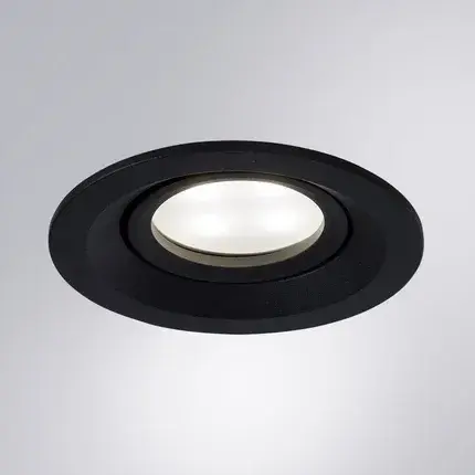 Точечный светильник Arte Lamp A2862PL-1BK MIRA — черный, ракурс 2