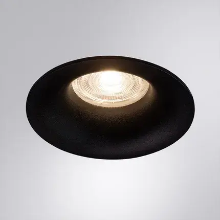 Точечный светильник Arte Lamp A2863PL-1BK CORNO — черный, ракурс 2