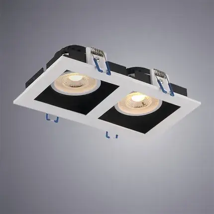 Точечный светильник Arte Lamp A2910PL-2WH GRADO — белый, ракурс 2