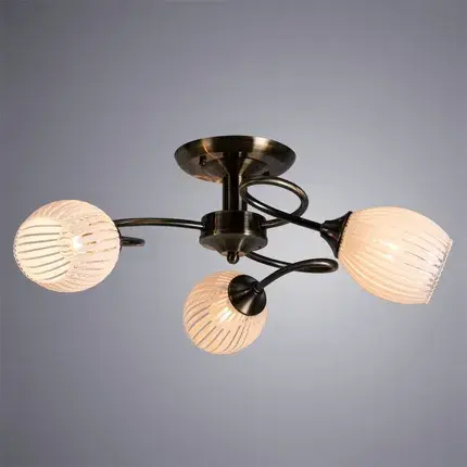 Люстра Arte Lamp A2941PL-3AB ARYA — бронза, ракурс 2