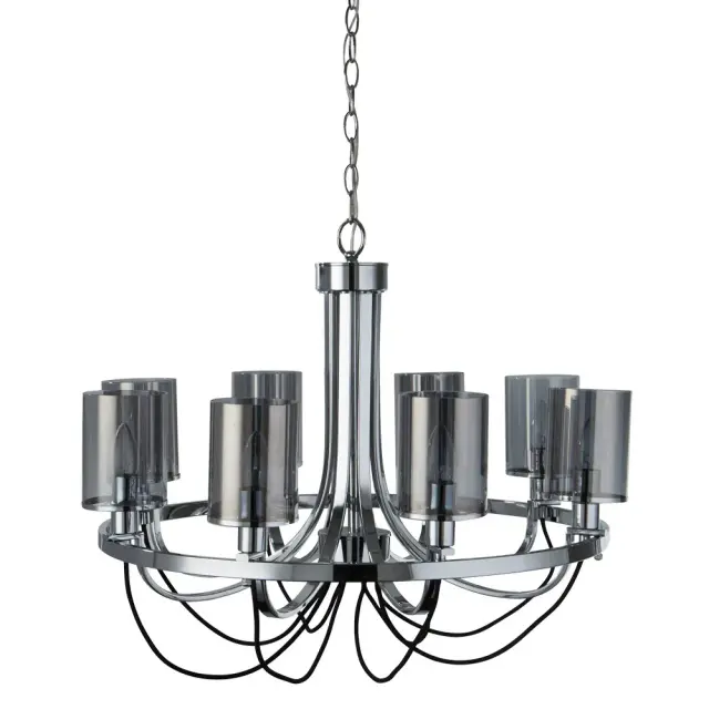 Люстра Arte Lamp A2995LM-8CC OMBRA — хром