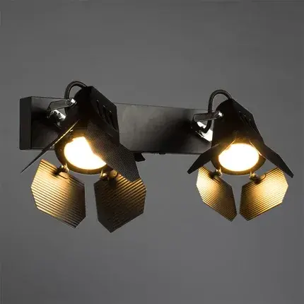 Спот Arte Lamp A3092AP-2BK CINEMA — черный, ракурс 2