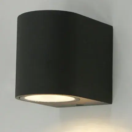 Уличный светильник Arte Lamp A3102AL-1GY COMPASS — черный, ракурс 2