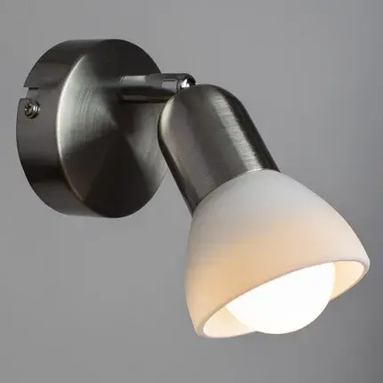Спот Arte Lamp A3115AP-1SS FALENA — серебряный, ракурс 2