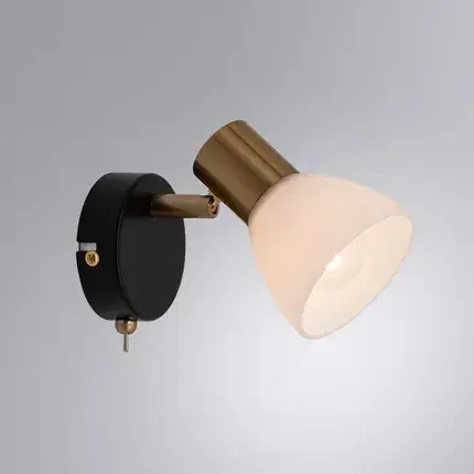Бра Arte Lamp A3117AP-1BK FALENA — черный, ракурс 2