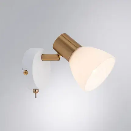 Бра Arte Lamp A3117AP-1WH FALENA — белый, ракурс 2