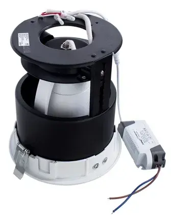 Точечный светильник Arte Lamp A3120PL-1WH NATALE — белый, ракурс 3