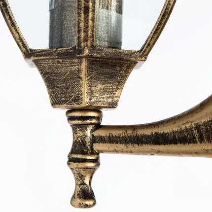 Уличный светильник Arte Lamp A3151AL-1BN PEGASUS — коричневый, ракурс 4