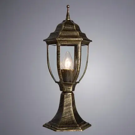 Уличный светильник Arte Lamp A3151FN-1BN PEGASUS — бронза, ракурс 2