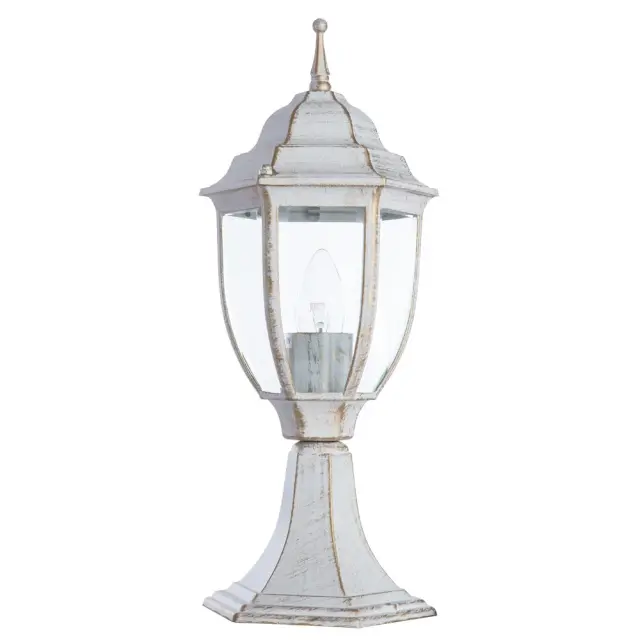 Уличный светильник Arte Lamp A3151FN-1WG PEGASUS — белое золото