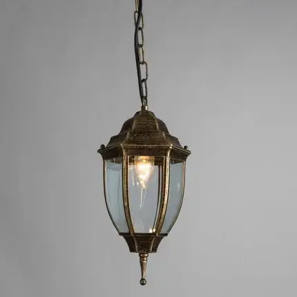 Уличный светильник Arte Lamp A3151SO-1BN PEGASUS — коричневый, ракурс 2