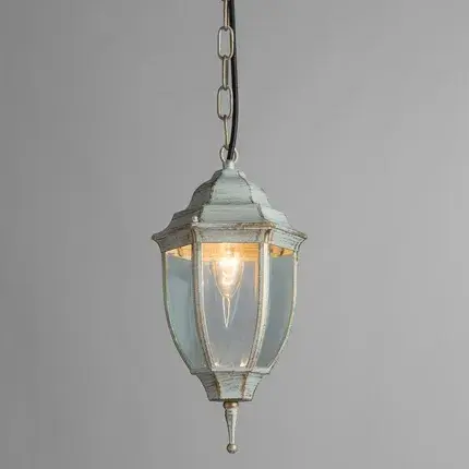 Уличный светильник Arte Lamp A3151SO-1WG PEGASUS — белое золото, ракурс 2
