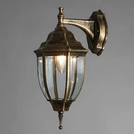 Уличный светильник Arte Lamp A3152AL-1BN PEGASUS — коричневый, ракурс 2