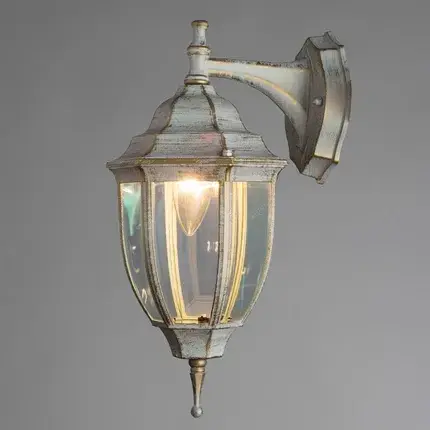 Уличный светильник Arte Lamp A3152AL-1WG PEGASUS — белое золото, ракурс 2
