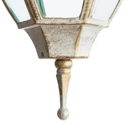 Уличный светильник Arte Lamp A3152AL-1WG PEGASUS — белое золото, ракурс 3
