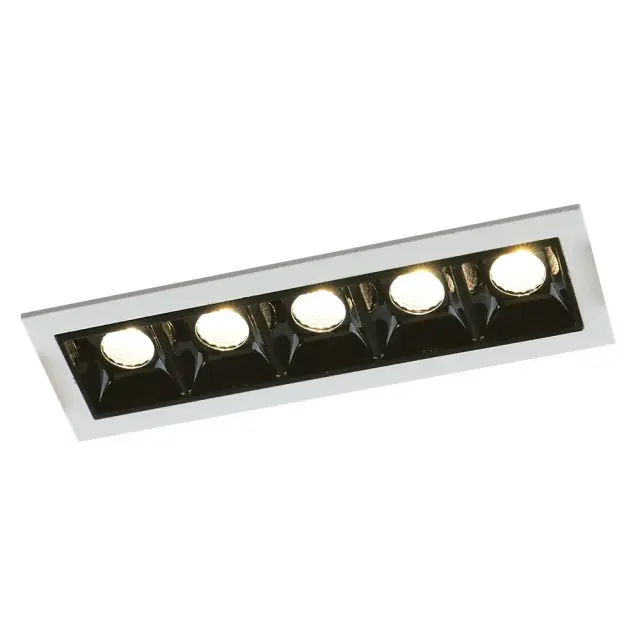 Точечный светильник Arte Lamp A3153PL-5BK GRILL — белый