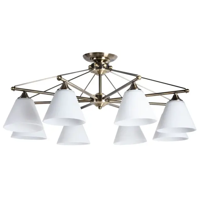 Люстра Arte Lamp A3208PL-8AB COPTER — бронза