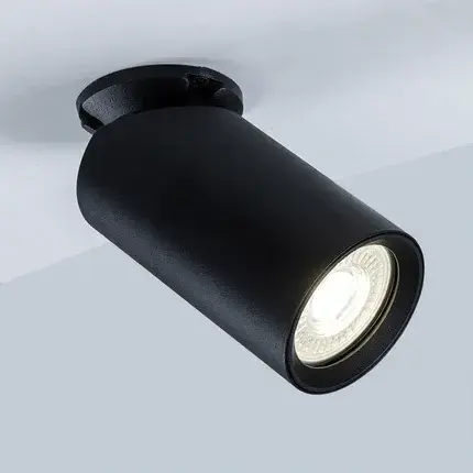 Точечный светильник Arte Lamp A3213PL-1BK NODO — черный, ракурс 2