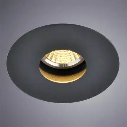Точечный светильник Arte Lamp A3217PL-1BK ACCENTO — черный, ракурс 2