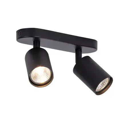 Спот Arte Lamp A3226PL-2BK AQUARIUS — черный, ракурс 2