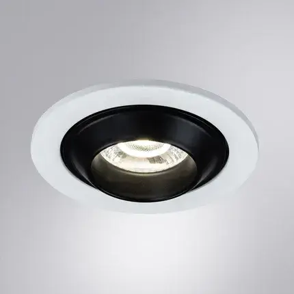 Точечный светильник Arte Lamp A3317PL-1WH UVA — белый, ракурс 2