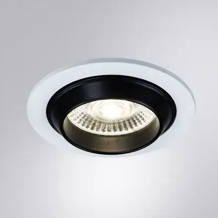 Точечный светильник Arte Lamp A3318PL-1WH UVA — белый, ракурс 2