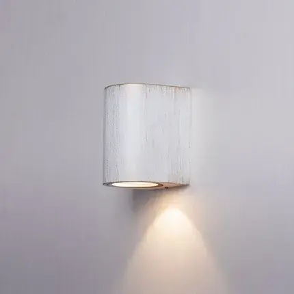 Уличный светильник Arte Lamp A3502AL-1WG DOPPIO — белое золото, ракурс 2