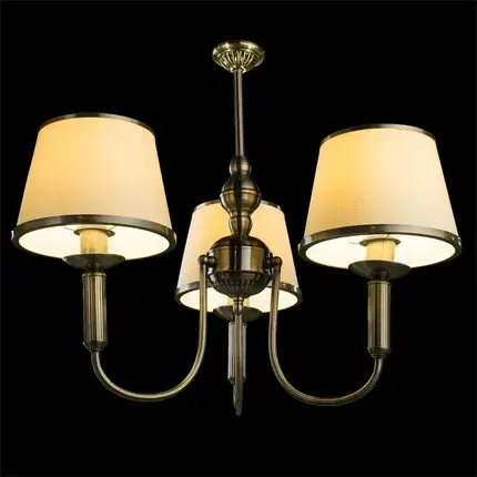 Люстра Arte Lamp A3579LM-3AB ALICE — бронза, ракурс 2
