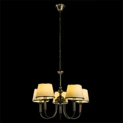 Люстра Arte Lamp A3579LM-5AB ALICE — бронза, ракурс 2