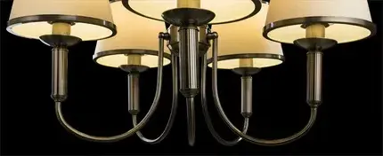Люстра Arte Lamp A3579LM-5AB ALICE — бронза, ракурс 5