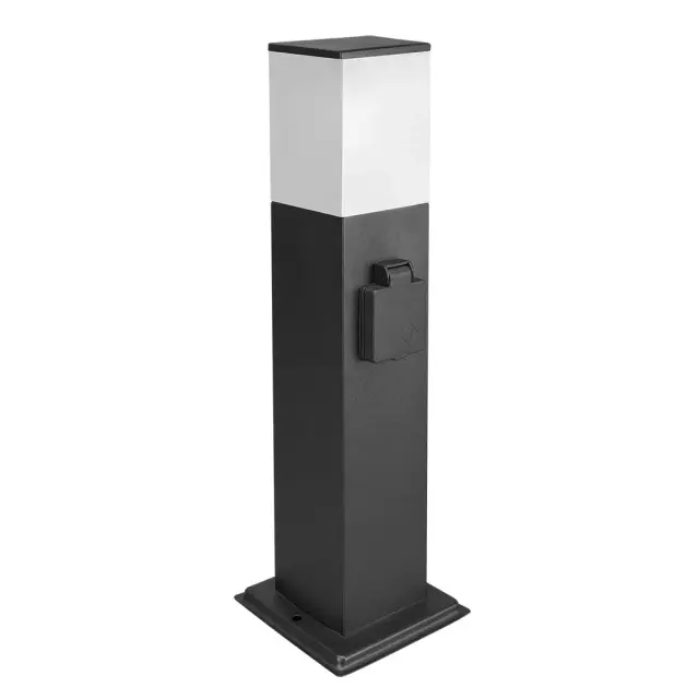 Уличный светильник Arte Lamp A3711PA-1BK PLATE — черный
