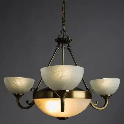 Люстра Arte Lamp A3777LM-3-2AB WINDSOR — бронза, ракурс 2