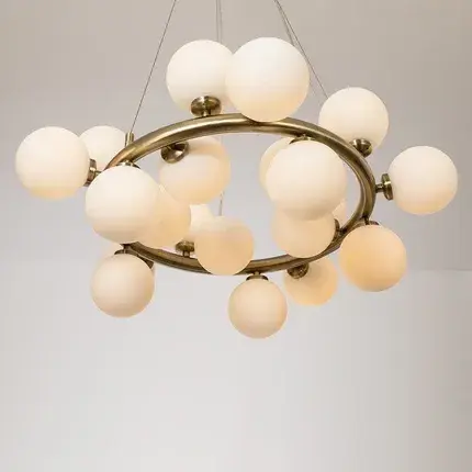 Люстра Arte Lamp A3988SP-20AB BOLLA-PICCOLO — бронза, ракурс 2