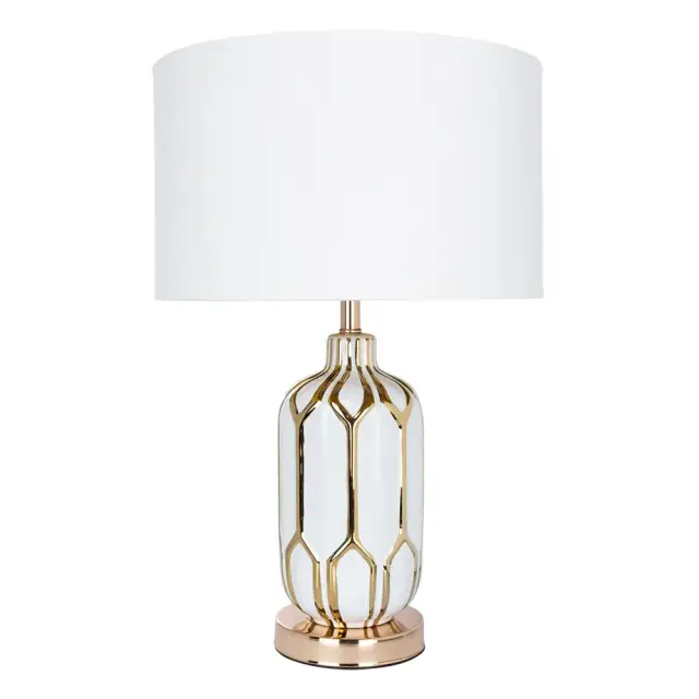 Настольная лампа Arte Lamp A4016LT-1WH REVATI — белый