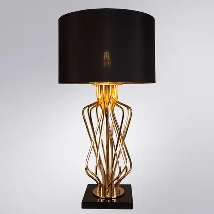Настольная лампа Arte Lamp A4032LT-1GO FIRE — золотой, ракурс 2