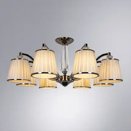 Люстра Arte Lamp A4047PL-8CC TALITHA — хром, ракурс 2
