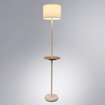Торшер Arte Lamp A4056PN-1WH COMBO — белый, ракурс 2