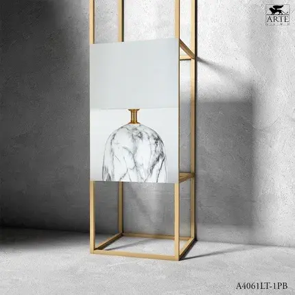 Настольная лампа Arte Lamp A4061LT-1PB SARIN — серый, ракурс 4