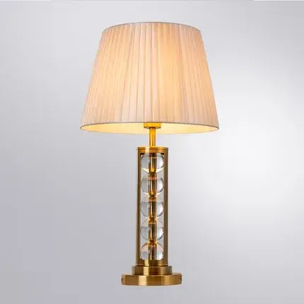 Настольная лампа Arte Lamp A4062LT-1PB JESSICA — медь, ракурс 2